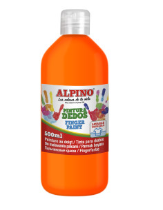 PINTURA DEDOS ALPINO 500 ml...