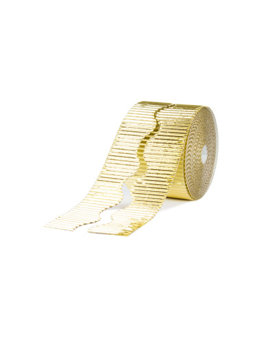 BORDE DECORATIVO CARTÓN METALIZADO ORO