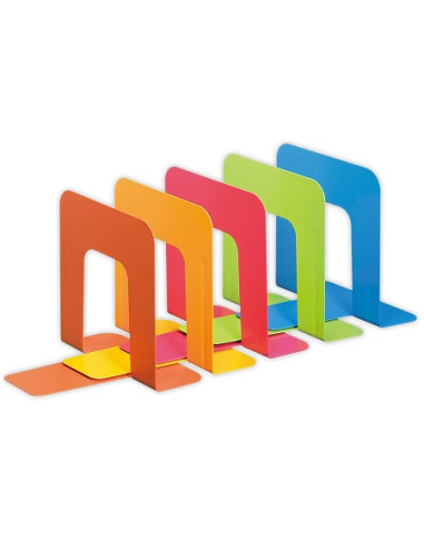 SET 2 SUJETALIBROS METÁLICOS COLORES...