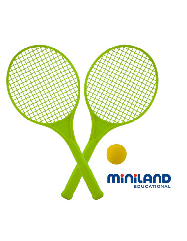 JUEGO RAQUETAS CON PELOTAS MINILAND