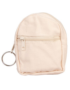 MONEDERO MOCHILA ALGODÓN