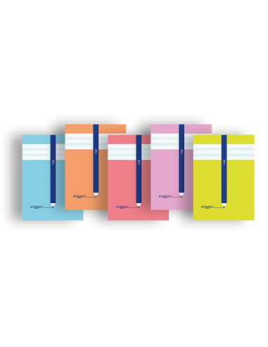 LIBRETA ERIGGAN A4 50 h. 3 mm. 5 ud.