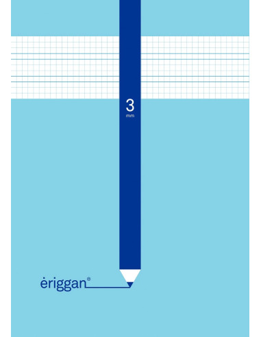 LIBRETA ERIGGAN A4 50 h. 3 mm. 5 ud.