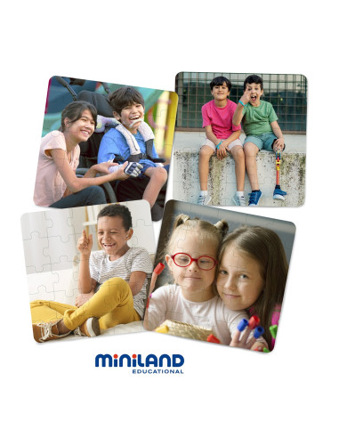 APRENDE VALORES 4 PUZZLES MINILAND