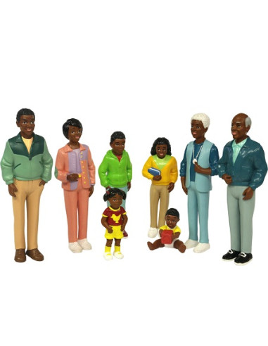 FAMILIA AFRICANA MINILAND 8 PIEZAS