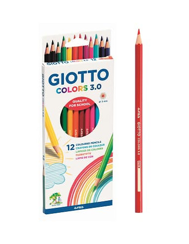 PINTURAS GIOTTO COLORS 3.0 12 colores