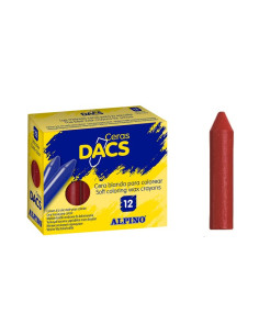 CERAS DACS 12 ceras ROJO