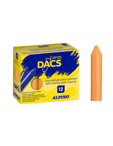 CERAS DACS 12 ceras SALMON CLARO