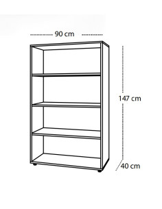 MUEBLE ABIERTO ESTANTERIA 2