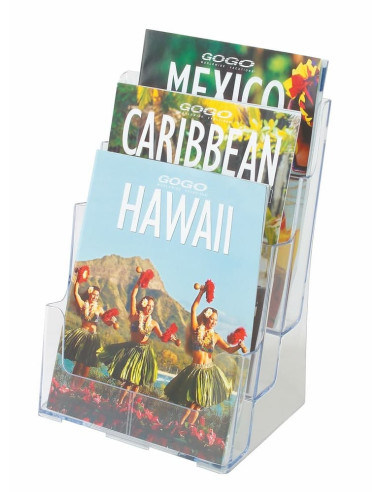 PORTAFOLLETOS A4 CON 3 POSICIONES