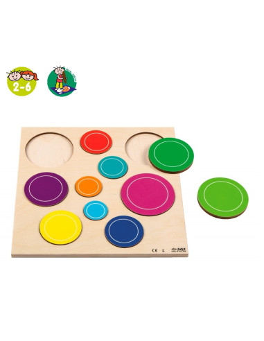 BURBUJAS ARCOÍRIS MADERA HENBEA