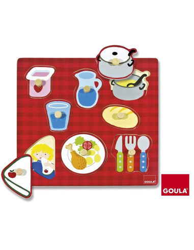 PUZZLE MADERA COMEDOR GOULA