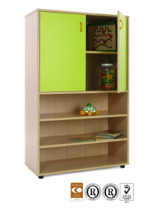 ESTANTERIA CON ARMARIO ALTO