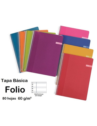 CUADERNO RCA Fº CLASSIC 80 h PAUTA...