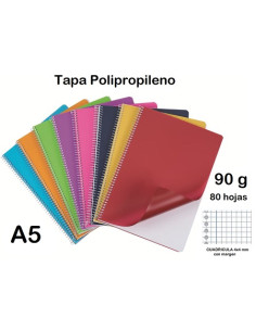 CUADERNO RCA A5 PP 80 h...