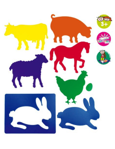 PLANTILLA ANIMALES GRANJA...