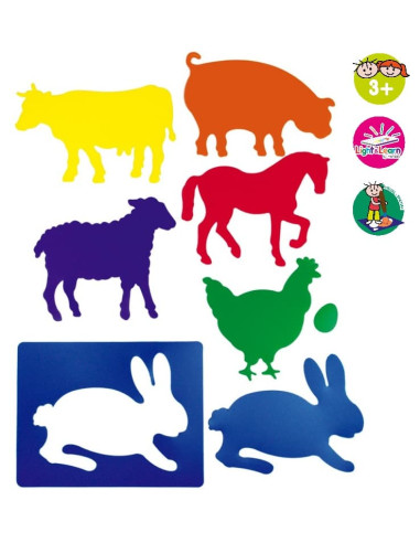 PLANTILLA ANIMALES GRANJA HENBEA