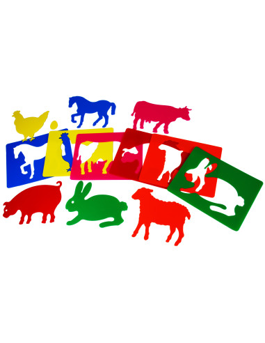 PLANTILLA ANIMALES GRANJA HENBEA