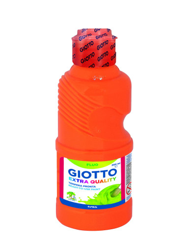 TÉMPERA FLUO GIOTTO NARANJA 250 ml