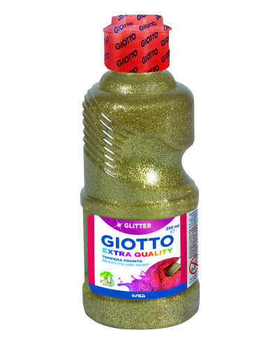 TÉMPERA GLITTER GIOTTO ORO 250 ml