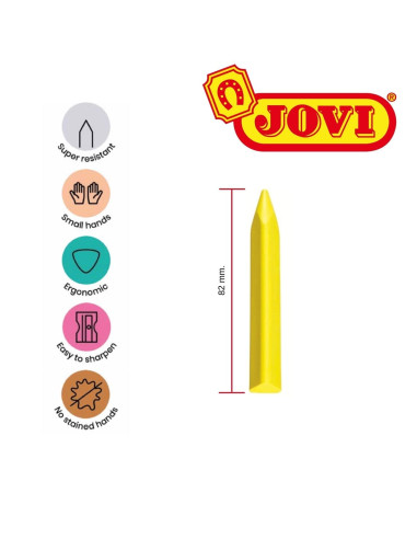 CERAS JOVI TRIWAX 12 colores SURTIDOS