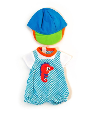 CONJUNTO PETO GORRA MUÑECO 32 cm....