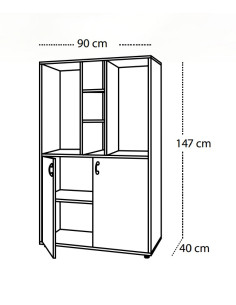 ARMARIO CON ESTANTERIA Y... 2