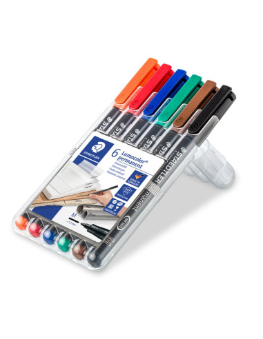 ROTULADOR LUMOCOLOR 317 M 6 COLORES