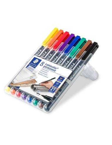 ROTULADOR LUMOCOLOR 317 M 8 COLORES