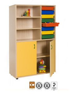 ARMARIO BAJO CON ESTANTES Y...