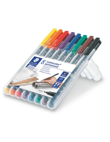 ROTULADOR LUMOCOLOR 318 F 8 COLORES