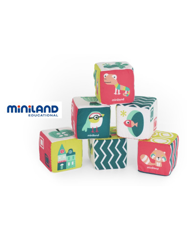 CUBOS BLANDITOS CON SONAJERO MINILAND