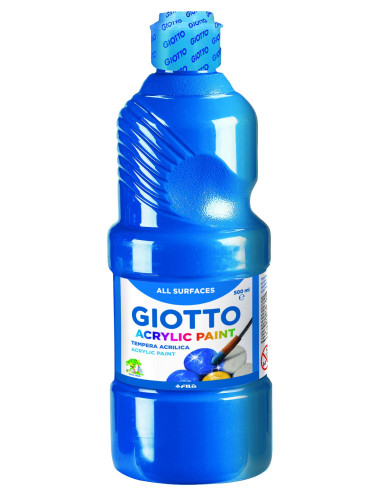TÉMPERA ACRILICA GIOTTO AZUL 500 ml