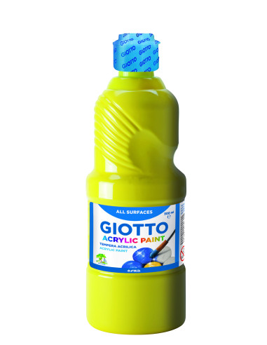 TÉMPERA ACRILICA GIOTTO AMARILLA 500 ml