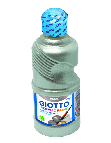 TÉMPERA ACRILICA GIOTTO PLATA 250 ml