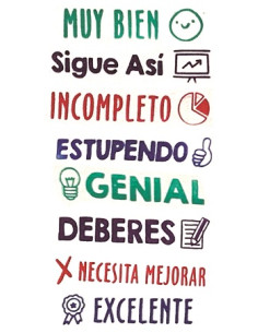 SET 8 MINI SELLOS CASTELLANO 2