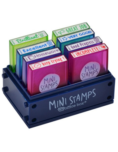 SET 8 MINI SELLOS INGLÉS