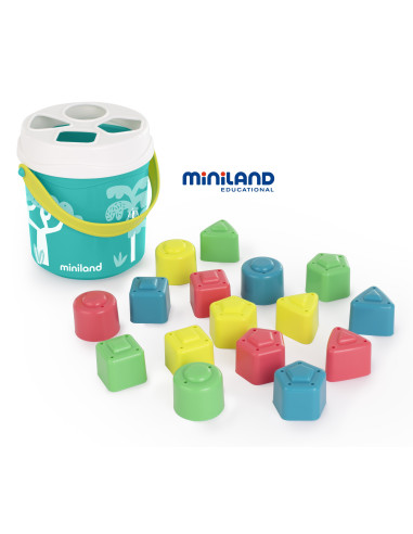 ENCAJABLE FORMAS TURQUESA MINILAND