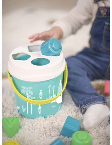 ENCAJABLE FORMAS TURQUESA MINILAND