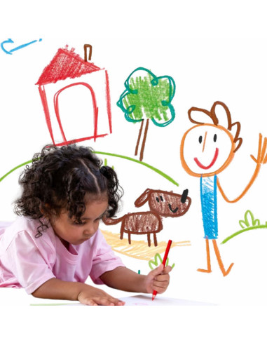 LÁPICES COLORES JOVI MAXI 12 colores...