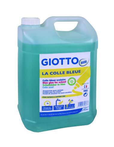 PEGAMENTO GIOTTO COLA AZUL 5 Kg