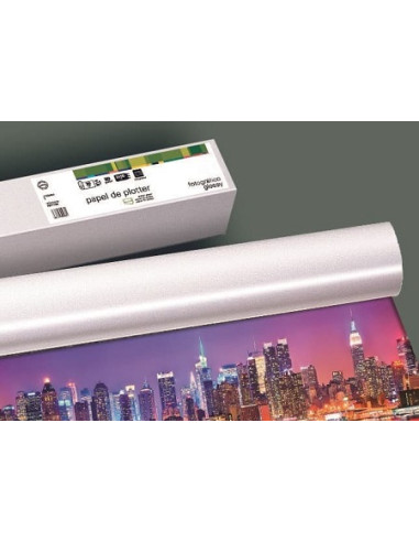 PAPEL PLOTTER GLOSSY 180 g 610 mm