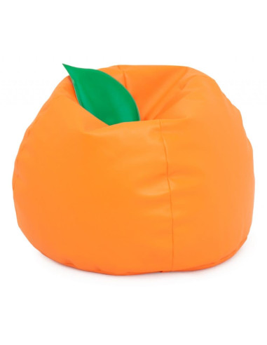 PUFF NARANJA 60 x 60 cm.