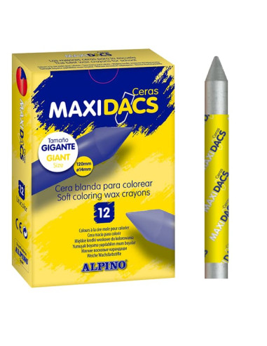 CERAS MAXIDACS 12 ceras PLATA