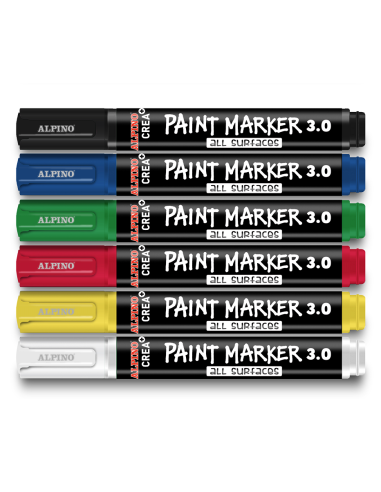 ROTULADOR ALPINO PAINT MARKET 6 ud...