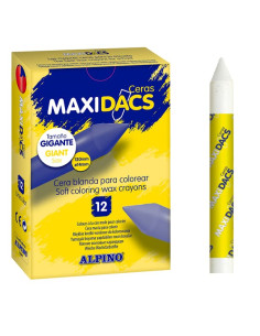 CERAS MAXIDACS 12 ceras BLANCO