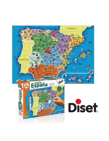PUZZLE PROVINCIAS DE ESPAÑA DISET