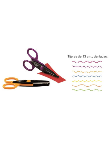 TIJERA ESCOLAR DENTADA FAIBO