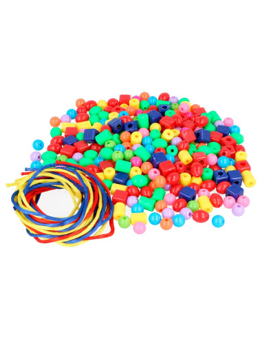 CUENTAS PLÁSTICO MIX FORMAS