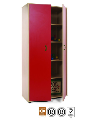 ARMARIO ALTO CON ESTANTES